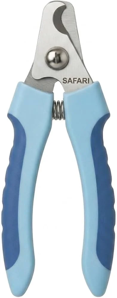 Alicate cortador de unhas para cães e gatos com lâmina em aço inox e trava