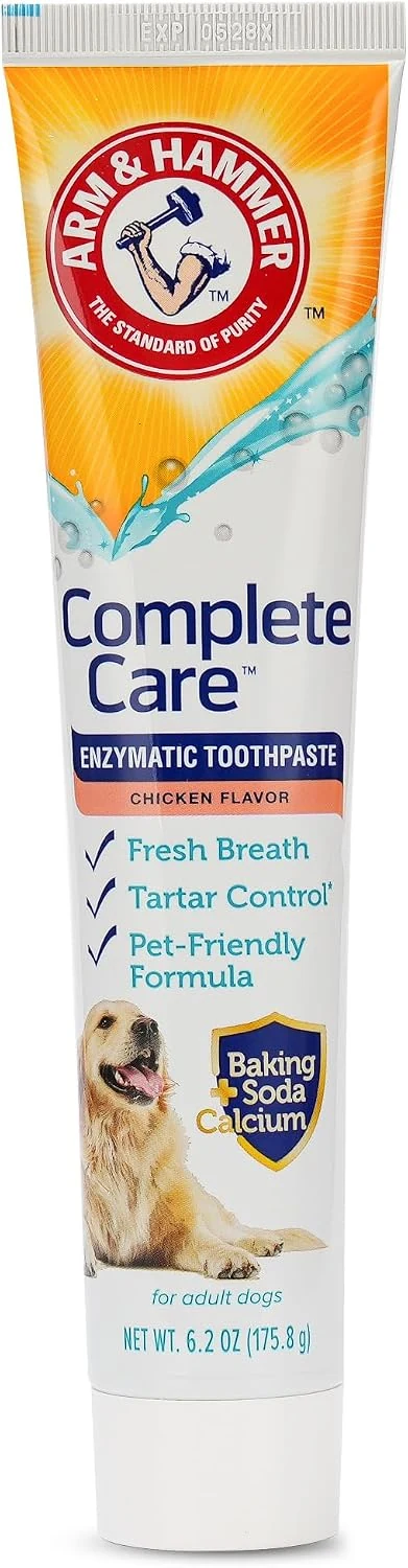 Embalagem da pasta de dente enzimática Arm and Hammer Complete Care para cães 176 gramas