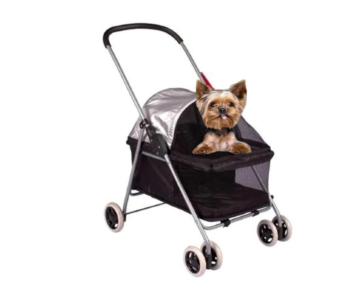Carrinho de passeio Chalesco Baby Dog multicor para cães