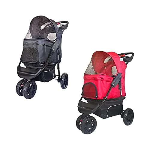 Carrinho de passeio Chalesco Pro Safe multicor para cães