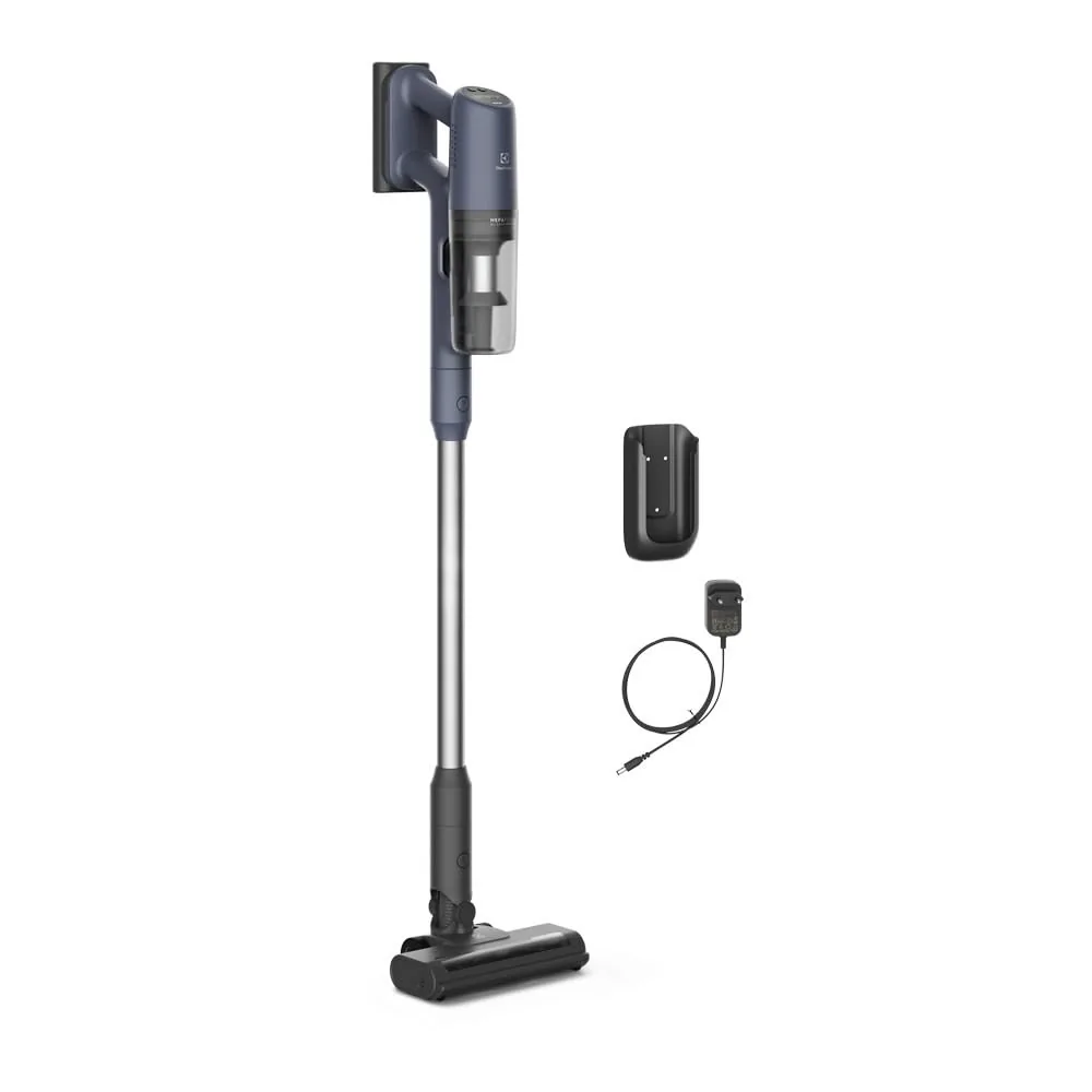 Aspirador vertical sem fio Electrolux Ergorapido Experience 3 em 1 PTEC101 na cor azul