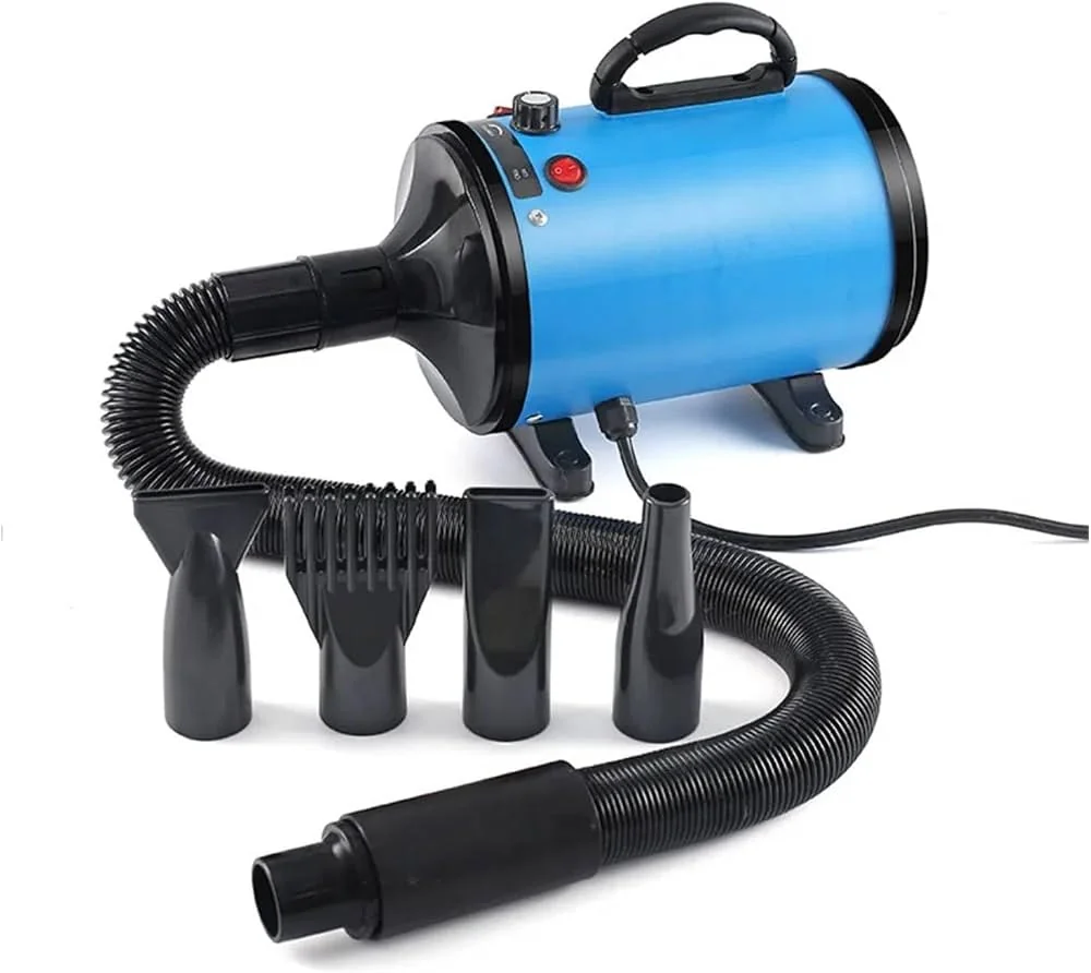 Soprador secador FINYQBET azul 3800 W para pets