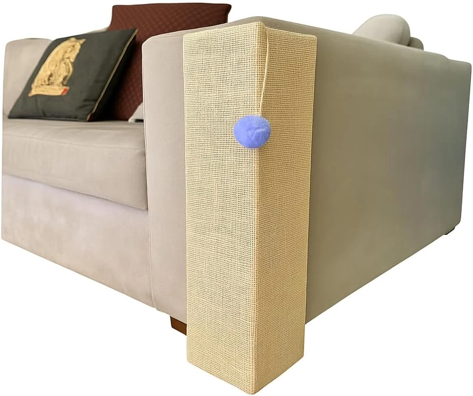 Arranhador de sisal Gato Ninja Store de 65 cm para proteger sofá e parede