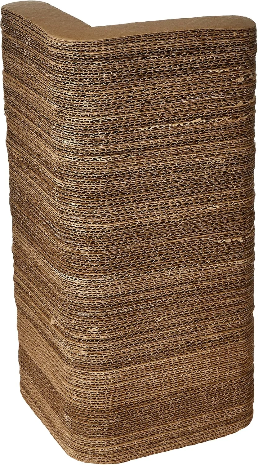 Arranhador Pet Games Arranha Canto em papelão empilhado, formato de canto em L
