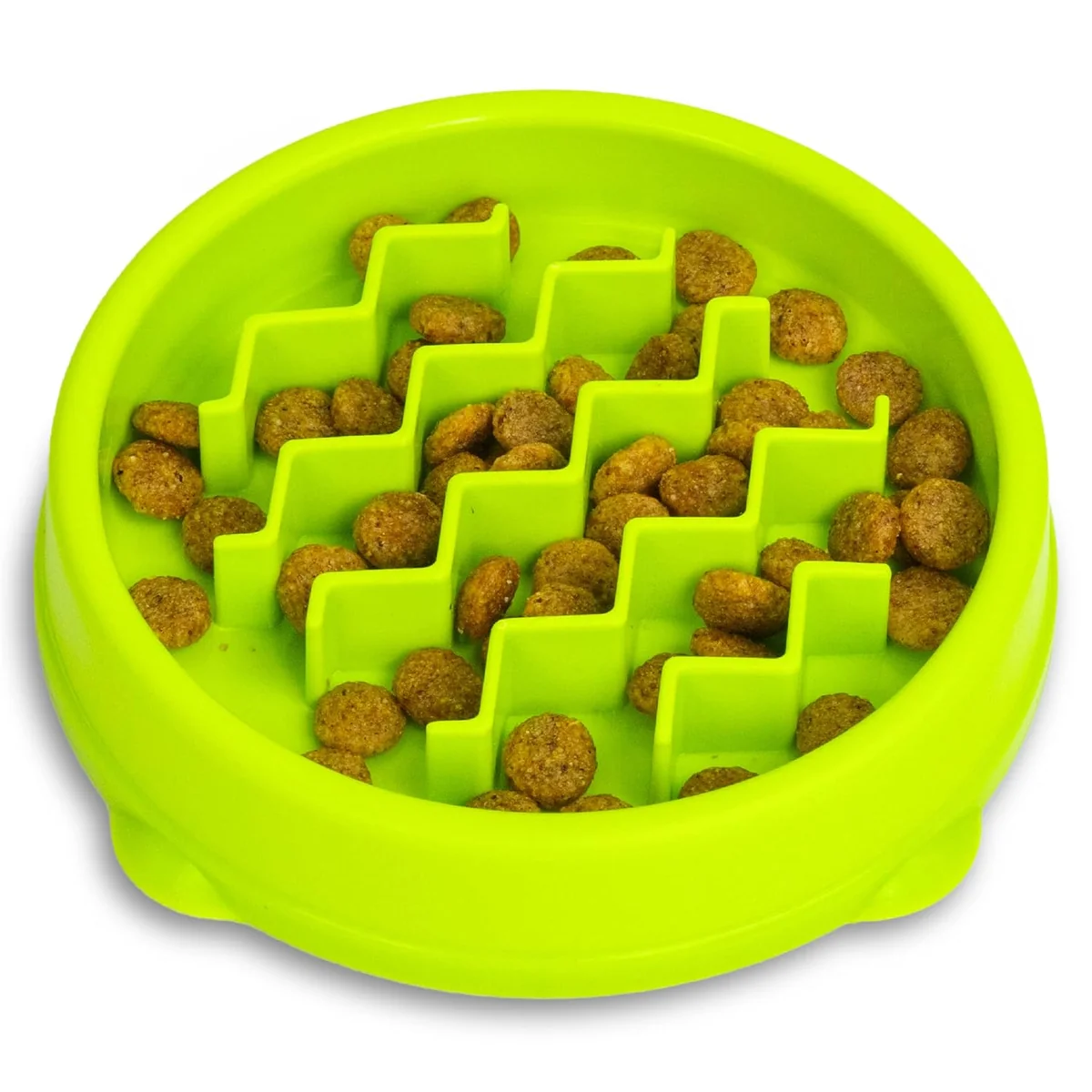 Tigela Petstages para alimentação lenta de gatos com obstáculos internos