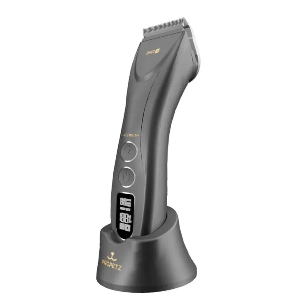 Máquina de tosa Propetz PRO7 5 em 1 bivolt com carregamento USB tipo C e cabeças intercambiáveis